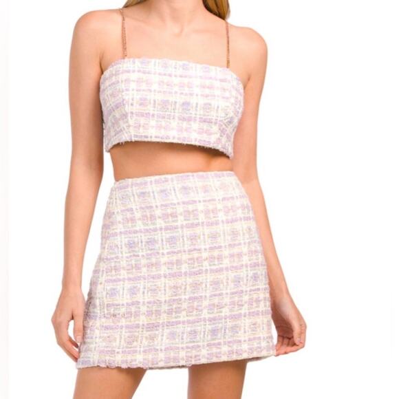 House of Harlow 1960 Boucle Two Piece Set - Picture 1 of 11